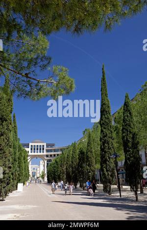 Frankreich. Hérault (34) Montpellier. Antigone-Bezirk Stockfoto