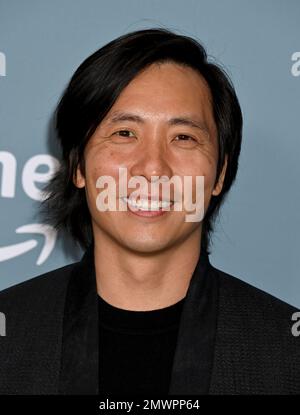 Culver City, Kalifornien. USA, 1. Februar 2023, Kelvin Yu trifft bei der Premiere von Prime Video „Someone I used to Know“ in Los Angeles ein, die am 1. Februar 2023 im Culver Theatre in Culver City, Kalifornien, stattfand. © Tammie Arroyo / AFF-USA.com Stockfoto