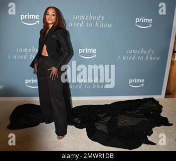 Culver City, Kalifornien. USA, 1. Februar 2023, Kiersey Clemons trifft auf der Premiere von Prime Video „Someone I Past to Know“ in Los Angeles ein, die am 1. Februar 2023 im Culver Theatre in Culver City, Kalifornien, stattfand. © Tammie Arroyo / AFF-USA.com Stockfoto