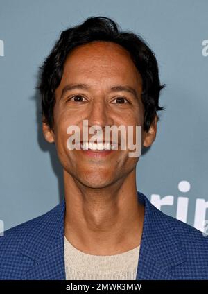 Culver City, Kalifornien. USA, 1. Februar 2023, Ankunft Danny Pudi bei der Premiere von Prime Video „Someone I used to Know“ in Los Angeles, die am 1. Februar 2023 im Culver Theatre in Culver City, Kalifornien, stattfand. © Tammie Arroyo / AFF-USA.com Stockfoto