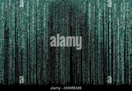 Abbildung: Quellcode, der in der Programmiersprache geschrieben ist Stockfoto