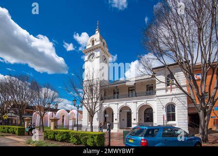 Das 1886 erbaute ehemalige Dubbo Post Office in der Macquarie Street wurde von James Barnet, dem damaligen kolonialen Architekten, entworfen Stockfoto