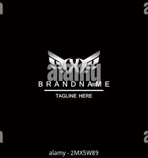 Logo mit dem Buchstaben X. Alphabet Logo Vektor-Design. Stock Vektor