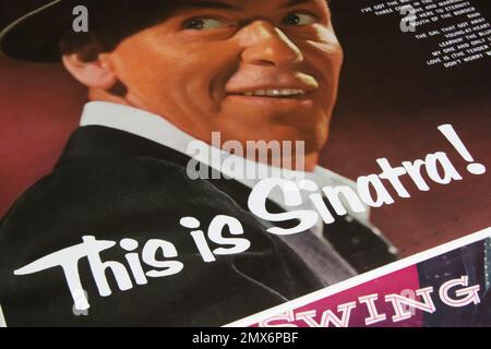 Viersen, Deutschland - 8. Juni 2022: Auftakt zum Cover-Album „This is Sinatra“, veröffentlicht 1956 Stockfoto