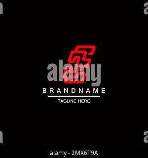 CE-Logo auf luxuriösem Hintergrund. EG-Monogramm Initialen Buchstabe Logo Konzept. CE-Symbol-Design. EC eleganter und professioneller weißer Farbbuchstabe i Stock Vektor