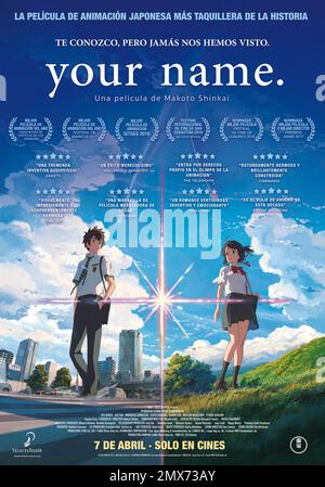 IHR NAME (2016) – ursprünglicher Titel: KIMI NO NA WA – Regie: MAKOTO SHINKAI. KREDIT: AMUSE/THE ANSWER STUDIO/COMIX WAVE FILM/EAST JAPAN MARKETING/ALBUM Stockfoto