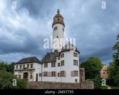 Das alte Höchsterschloss in Höchst, ein Viertel von Frankfurt/Main, Deutschland Stockfoto