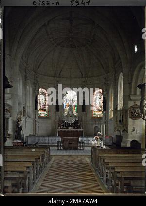 Chevincourt, Oise, Frankreich die Kirche, 1915 - Picardie - Stéphane Passet Stockfoto