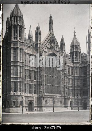 London, England The Westminster Parliament , 1913 - England - Auguste Léon - (28. August - 3. September) Stockfoto