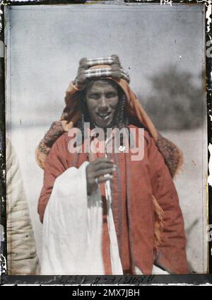 (Französisch - Ma' an , Arabie ( actuelle Jordanie ) Riche bédouin). Stockfoto