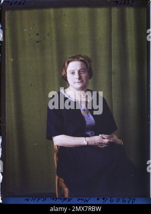 Eigentum von Albert Kahn, Boulogne, Frankreich Madame Adrien Kahn Stockfoto