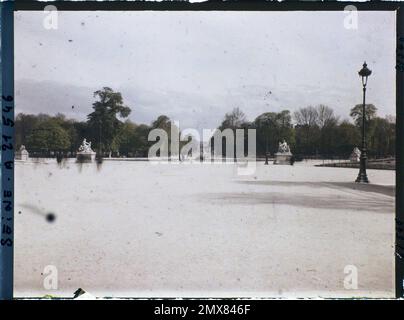 Paris (1. arr.), France Les Tuileries, Central allée, Stockfoto