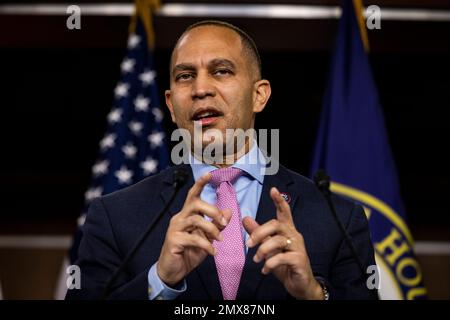 Washington, Usa. 02. Februar 2023. Am Capitol Hill in Washington, DC, am 2. Februar 2023. (Foto: Samuel Corum/Sipa USA) Guthaben: SIPA USA/Alamy Live News Stockfoto