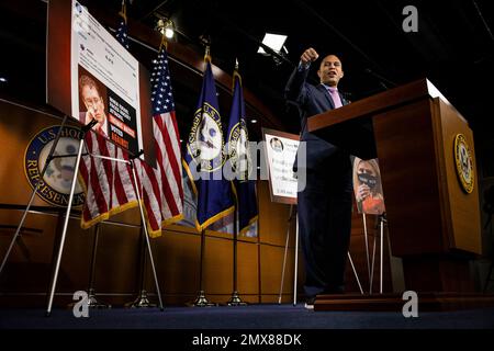 Washington, Usa. 02. Februar 2023. Am Capitol Hill in Washington, DC, am 2. Februar 2023. (Foto: Samuel Corum/Sipa USA) Guthaben: SIPA USA/Alamy Live News Stockfoto