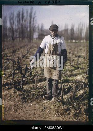 Blanquefort, Frankreich , 1920-1921 - Charente, Gironde, Basse - Pyrénées, Hautes Pyrénées - Fernand Cuville Stockfoto