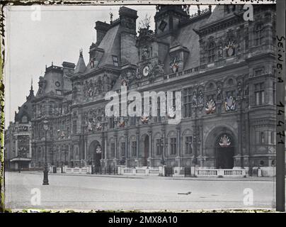 Paris (4. arr.), Frankreich das Rathaus, Stockfoto