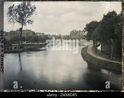 Amiens, Frankreich , 1912 - Somme - Auguste Léon - (6. Mai - 8. Juni) Stockfoto