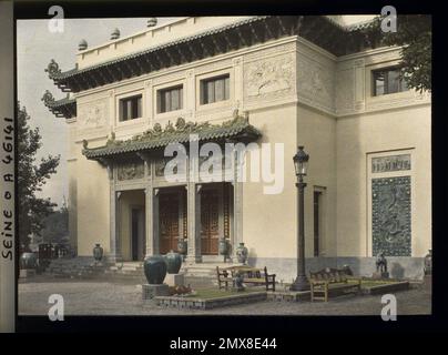 Paris (8. Arr.), Frankreich die Ausstellung der dekorativen Künste, Indochina Pavillon, zwischen Cours Albert 1er und dem Ufer der seine , 1925 - Internationale Ausstellung der modernen dekorativen und industriellen Kunst Paris Stockfoto