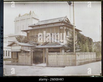 Paris (VIIIE arr.), Frankreich die Ausstellung der dekorativen Künste, japanischer Pavillon, auf der Cours-la-reine , 1925 - Internationale Ausstellung der modernen dekorativen und industriellen Kunst Paris Stockfoto