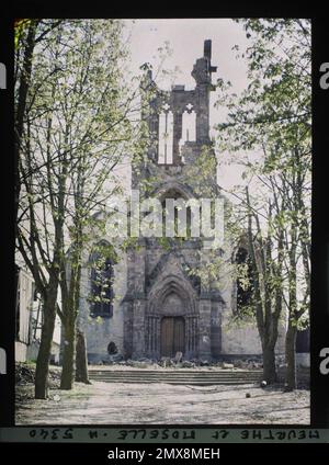 Gerbéviller, Frankreich , 19141915 verwüstete Gebiete, Nord und