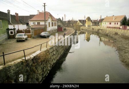 Steaza in Rășinari, Kreis Sibiu, Rumänien, ca. 1999 km Stockfoto