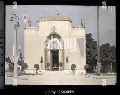 Paris (VIIIE arr.), Frankreich die Ausstellung der dekorativen Künste, Pavillon von Großbritannien , 1925 - Internationale Ausstellung der modernen dekorativen und industriellen Kunst Paris Stockfoto