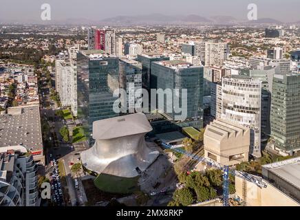 Soumaya Museum, Jumex Museum und Carso Complex Mexico City, Mexiko Stockfoto