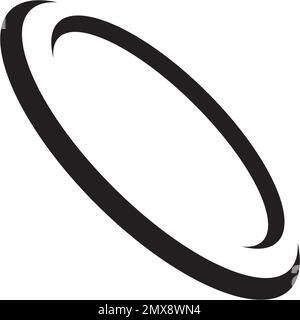 Orbit-Symbol Vektordarstellung Symboldesign. Stock Vektor