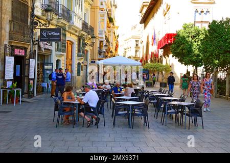 Valencia ist die Hauptstadt der autonomen Gemeinschaft Valencia und die dritthäufigste Gemeinde Spaniens Stockfoto