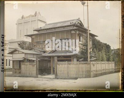 Paris (VIIIE arr.), Frankreich die Ausstellung der dekorativen Künste, japanischer Pavillon, auf der Cours-la-reine , 1925 - Internationale Ausstellung der modernen dekorativen und industriellen Kunst Paris Stockfoto