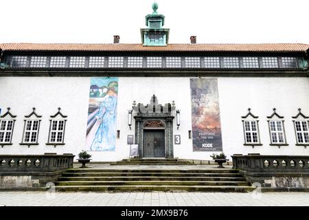 Außenansicht des Museums Kode 3 in Bergen, Norwegen Stockfoto