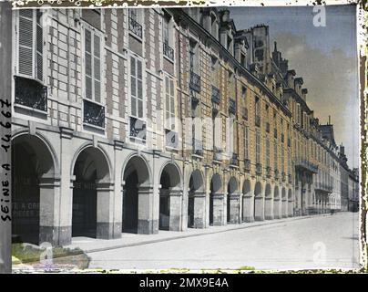 Paris (III-ACT arr.), France Place des Vosges Stockfoto