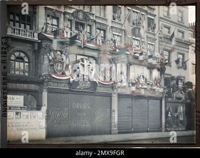 London, England Ein Geschäft in der Regent Street , 1919 - England - Fernand Cuville - (18.-23. Juli) Stockfoto