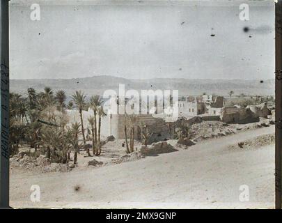 Aqaba, Arabien (derzeit Jordanien) Festung der osmanischen Garnison , 1918 - Naher Osten, Ägypten, Palästina, Zypern - Paul Castelnau (fotografischer Teil der Armeen) - (Januar 9 - Oktober 6) Stockfoto