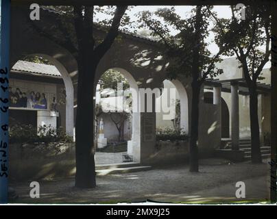 Paris (8. Arr.), Frankreich die Ausstellung der dekorativen Künste, Pavillon de la Provence, auf der Cours la reine , 1925 - Internationale Ausstellung der modernen dekorativen und industriellen Kunst Paris Stockfoto