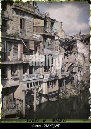 Verdun , Frankreich , 1917 - Nordfrankreich, Belgien - Paul Castelnau (fotografischer Teil der Armeen) - (1.-5. September) Stockfoto