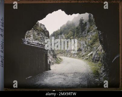 La Gorge, Skin-rhin, Elsass, Frankreich , 1919 - Elsace - Fernand Cuville - (Herbst) Stockfoto
