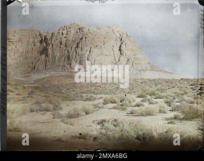 Umgebung von Aba El Lissan, Arabien (heute Jordanien) Haute Vallée d'El-ict , 1918 - Naher Osten, Ägypten, Palästina, Zypern - Paul Castelnau (Fotoabteilung der Armeen) - (Januar 9 - Oktober 6) Stockfoto
