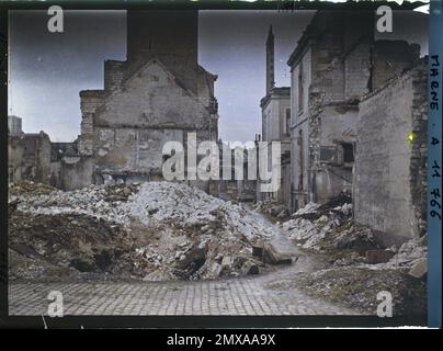 Reims , Marne , Champagne , Frankreich , 1917 - Marne - Fernand Cuville (fotografischer Teil der Armeen) Stockfoto