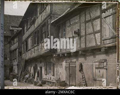 Obernai, Frankreich , 1920 - Elsass - Auguste Léon (Juli) Stockfoto