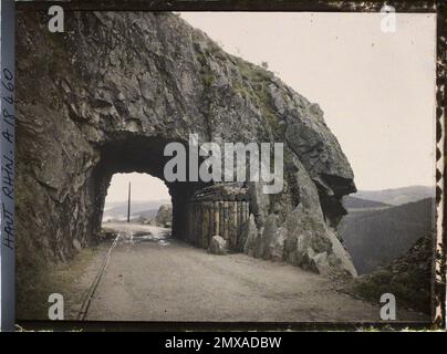 La Gorge, Skin-rhin, Elsass, Frankreich , 1919 - Elsace - Fernand Cuville - (Herbst) Stockfoto