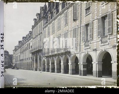 Paris (III-ACT arr.), Frankreich eine Seite des Place des Vosges, Stockfoto