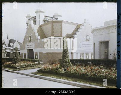 Paris (7. Arr.), Frankreich die Ausstellung der dekorativen Künste, Roubaix Pavillon and Tourcoing , 1925 - Internationale Ausstellung der modernen dekorativen und industriellen Kunst Paris Stockfoto