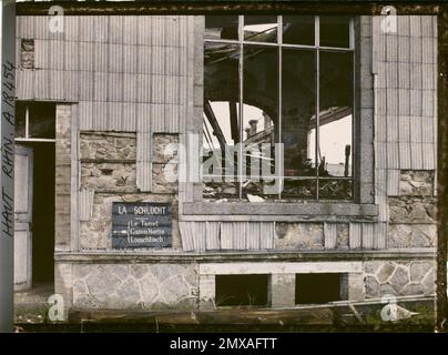 La Gorge, Skin-rhin, Elsass, Frankreich , 1919 - Elsace - Fernand Cuville - (Herbst) Stockfoto