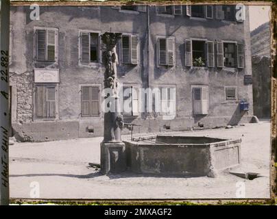 Thann, Haut-Rhin, Elsass, Frankreich , 1920 - Elsass - Auguste Léon (Juli) Stockfoto