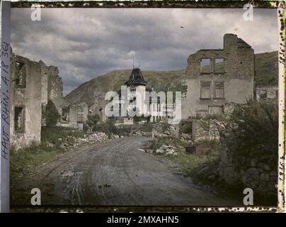 Metzeral, Skin-rhin, Asseas, frances , 1919 - Elsace - Fernand Cuville - (Herbst) Stockfoto