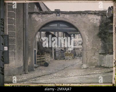 Obernai, Frankreich , 1920 - Elsass - Auguste Léon (Juli) Stockfoto