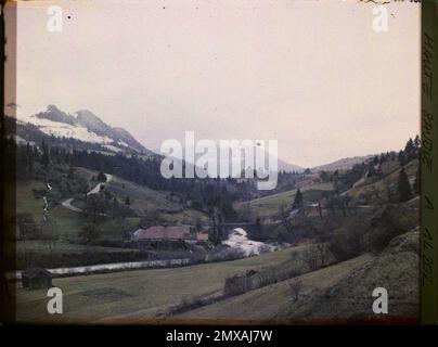 Thonon Region, Frankreich , 1917-1918 - Rhône - Alpes - Léon Busy - (Juni 1917 - Mai) Stockfoto