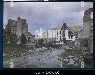 Metzeral, Skin-rhin, Asseas, frances , 1919 - Elsace - Fernand Cuville - (Herbst) Stockfoto