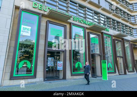 Deutsches Spionagemuseum, Leipziger Platz, Mitte, Berlin, Deutschland Stockfoto